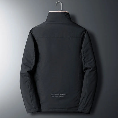 Men 2025 Winter Windproof Warm Thick Fleece Jacket Men Fashion Casual Coat Men Autumn Brand Outwear Outdoor Classic Jacket Men
